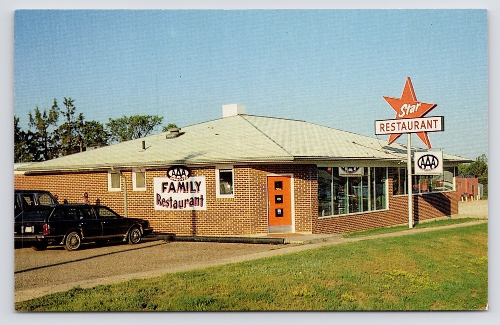 c1980s Star Restaurant Family Diner Exterior View Murdo South Dakota SD Postcard