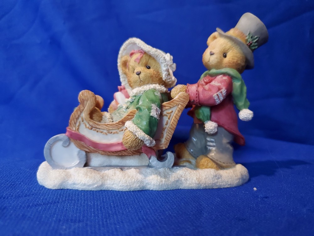Cherished Teddies Walking In A Winter Wonderland 1996 Fall Catalog Exclusive
