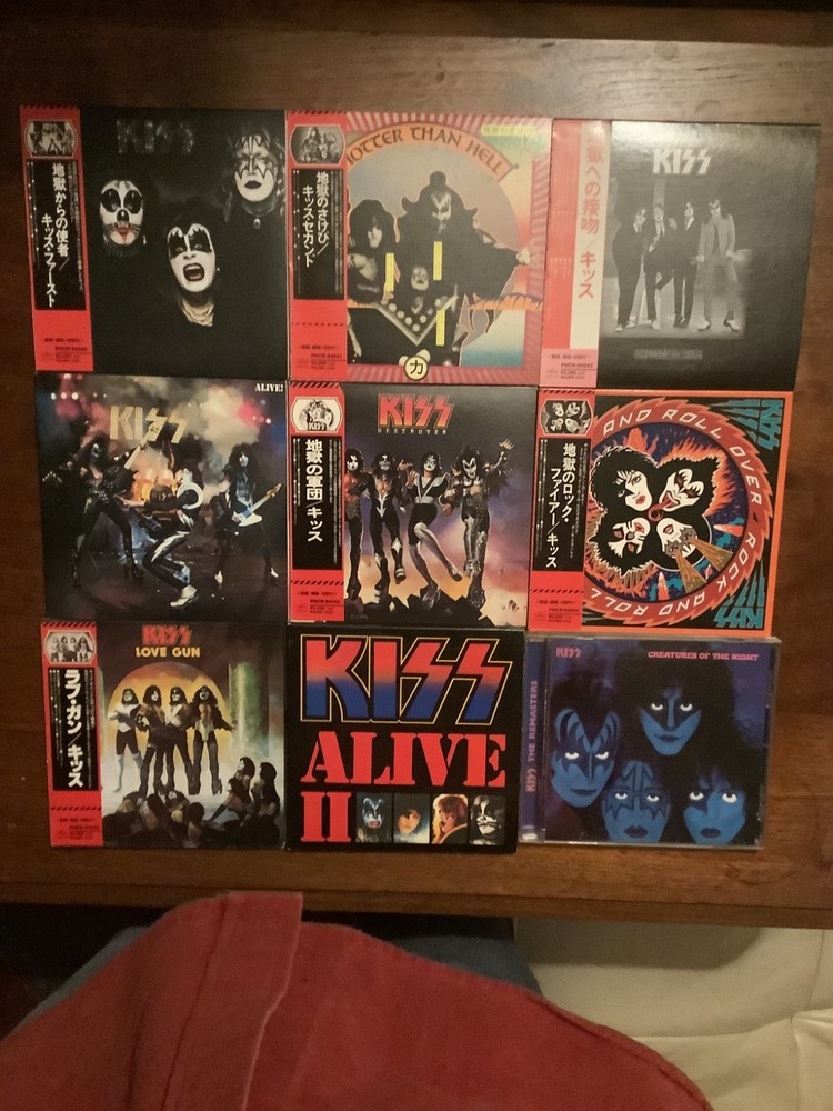 KISS CD Lot Classic albums 1974-1978 Japan Japanese