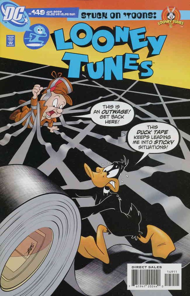 Looney Tunes DC 149 VF NM Daffy Duck Tape Cover with combined shipping