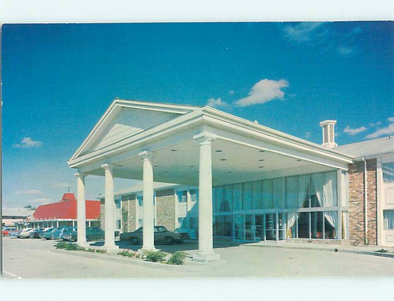 Unused Pre-1980 OLD CARS & RAMADA INN MOTEL Des Moines Iowa IA : u2652