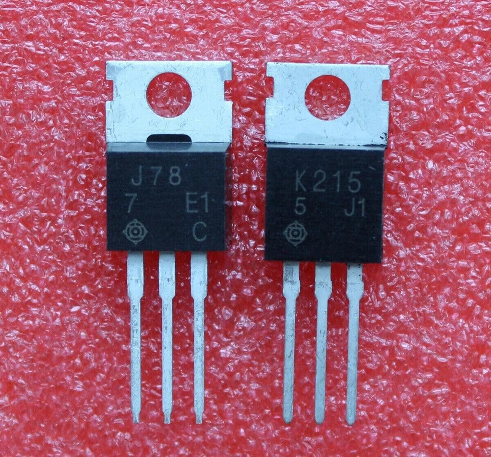 10pairs 2SJ78/2SK215 J78/K215 Integrated Circuit IC TO-220 Made in China #A6-37