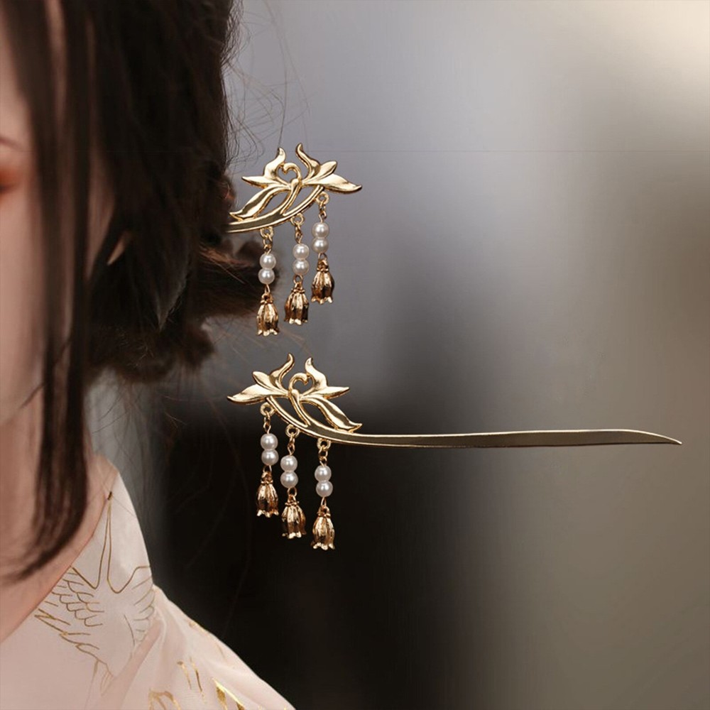 Chinese Hair Stick for Womoen Vintage Wedding Hair Clap Headwear Girls Hanfu