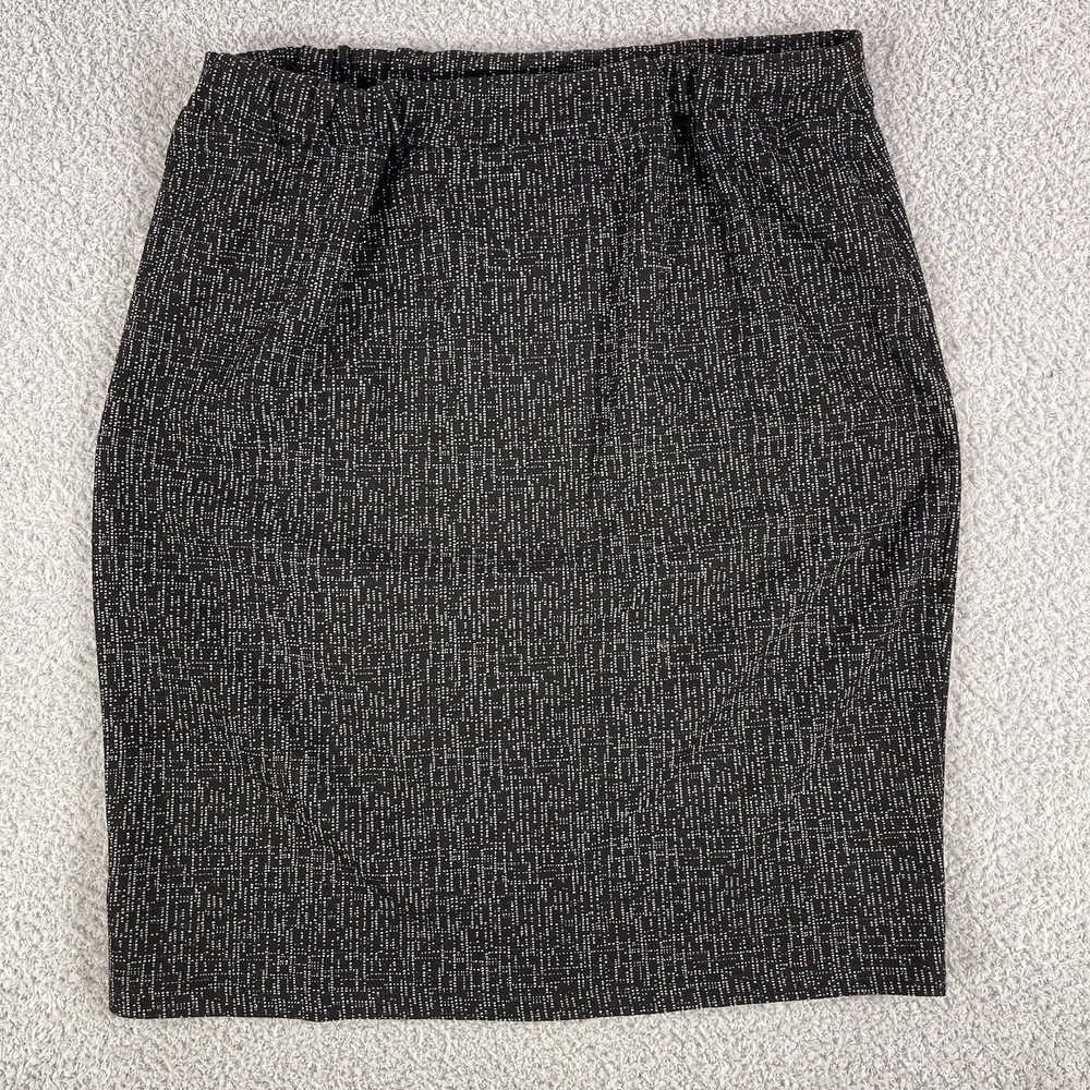 Liz Claiborne Womens Size 14 Pencil Skirt Gray Knee Length Career Work