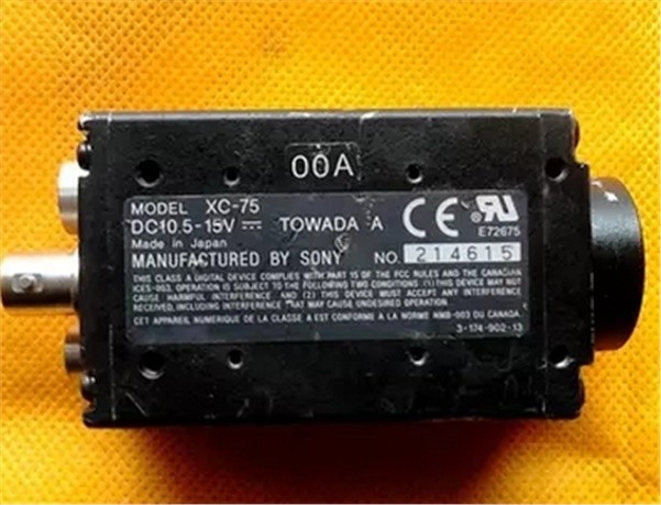 1Pcs Used Sony XC75 XC-75 1/2 Ccd Camera Module Plc Module fr