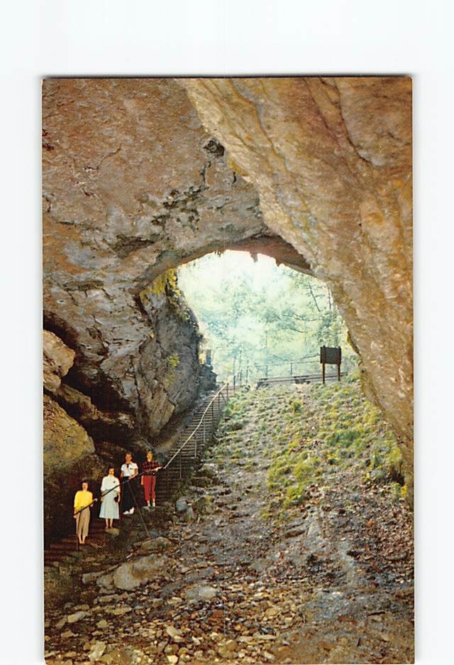 Postcard Historic Entrance to Mammoth Cave National Park Kentucky USA America