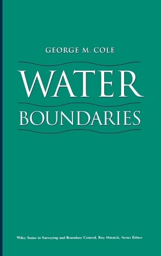 George M. Cole Water Boundaries (Hardback)