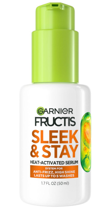 Garnier Fructis Sleek and Shine Sleek and Stay Hair Serum for Frizzy, 1.7 Fl Oz.