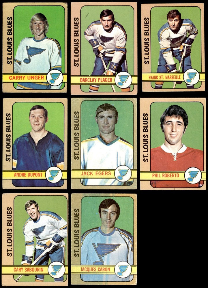1972-73 Topps St. Louis Blues Near Team Set 3 - VG 6984051 (8 / 9 cards)