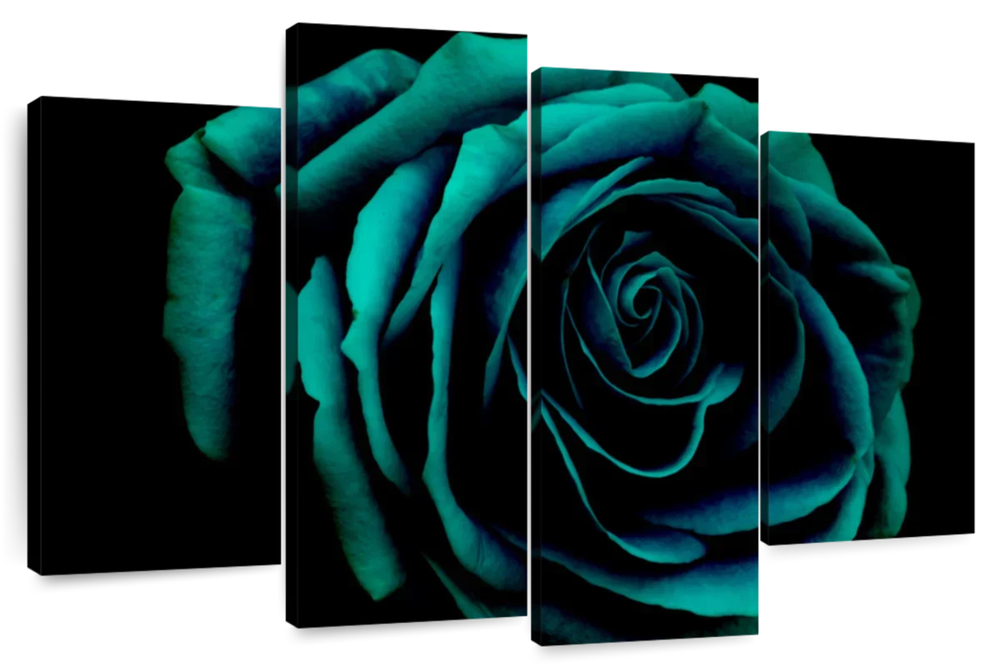 Green Flower Wall Art