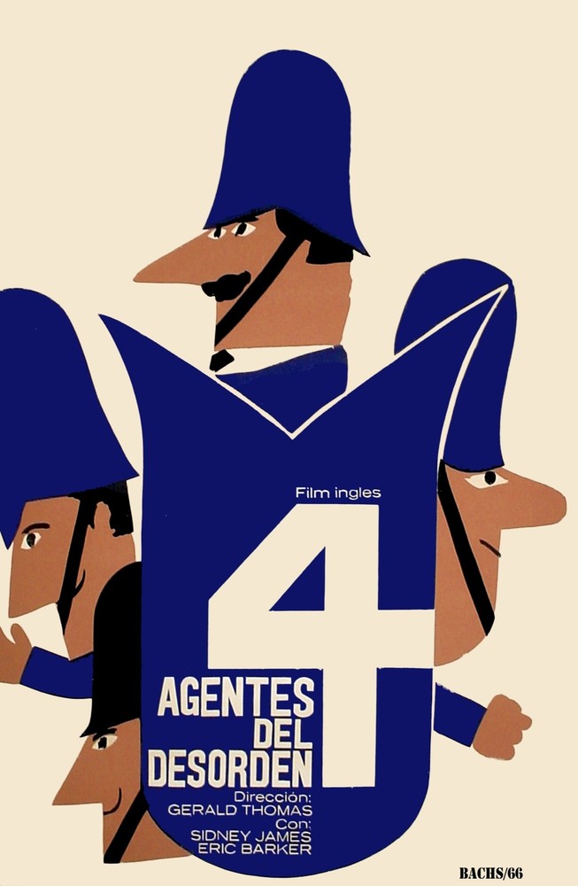4674.4 Agentes del desorden.british police.movie.POSTER.Decoration.Graphic Art