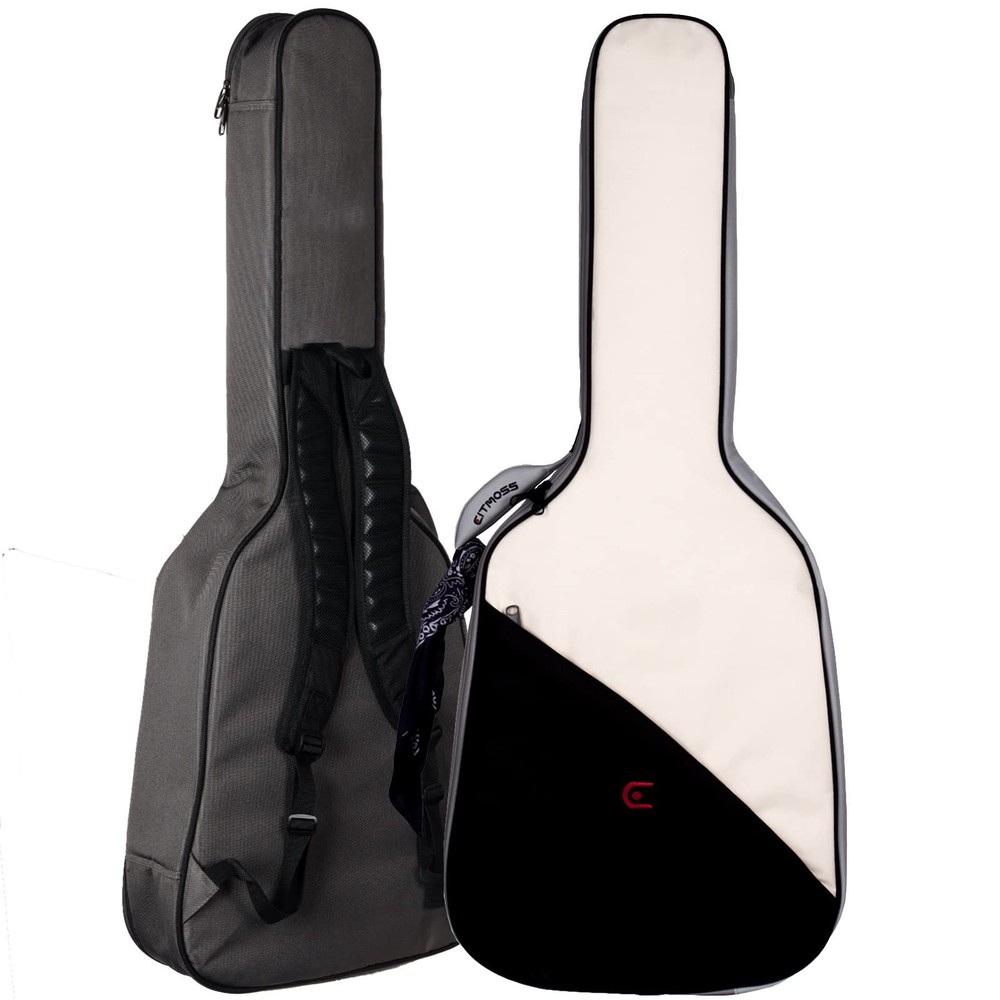 36 Inch Acoustic Guitar Bag Case with Air-Cushioned Shoulder Straps, Soft Gui...