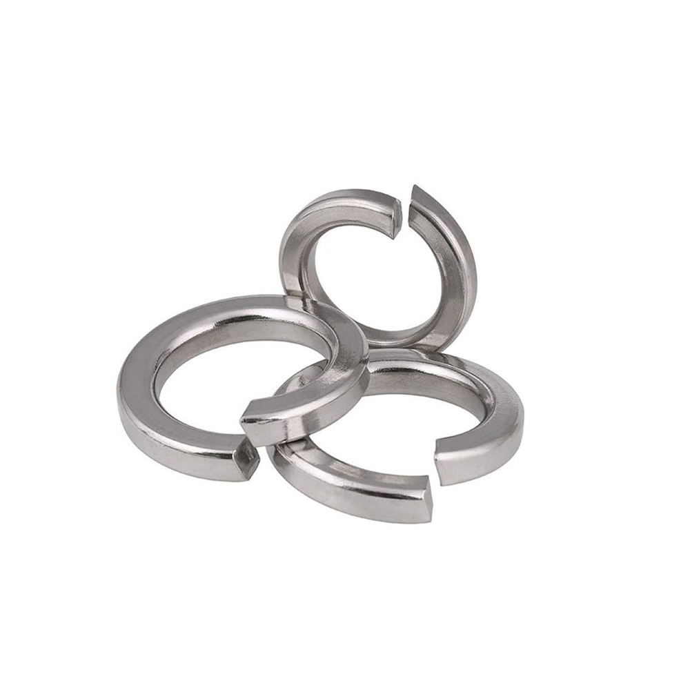 M10 Stainless Steel Spring Lock Washers, 10Mm ID, 16Mm OD,18-8 (304) Stainless