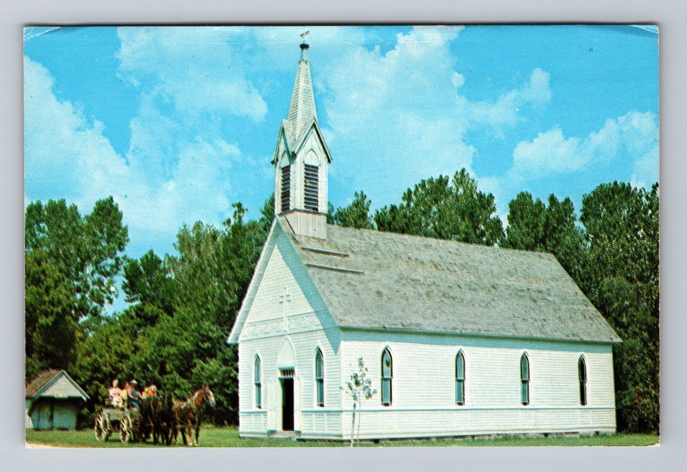 Parke County IN-Indiana St Joseph's Church Vintage Postcard