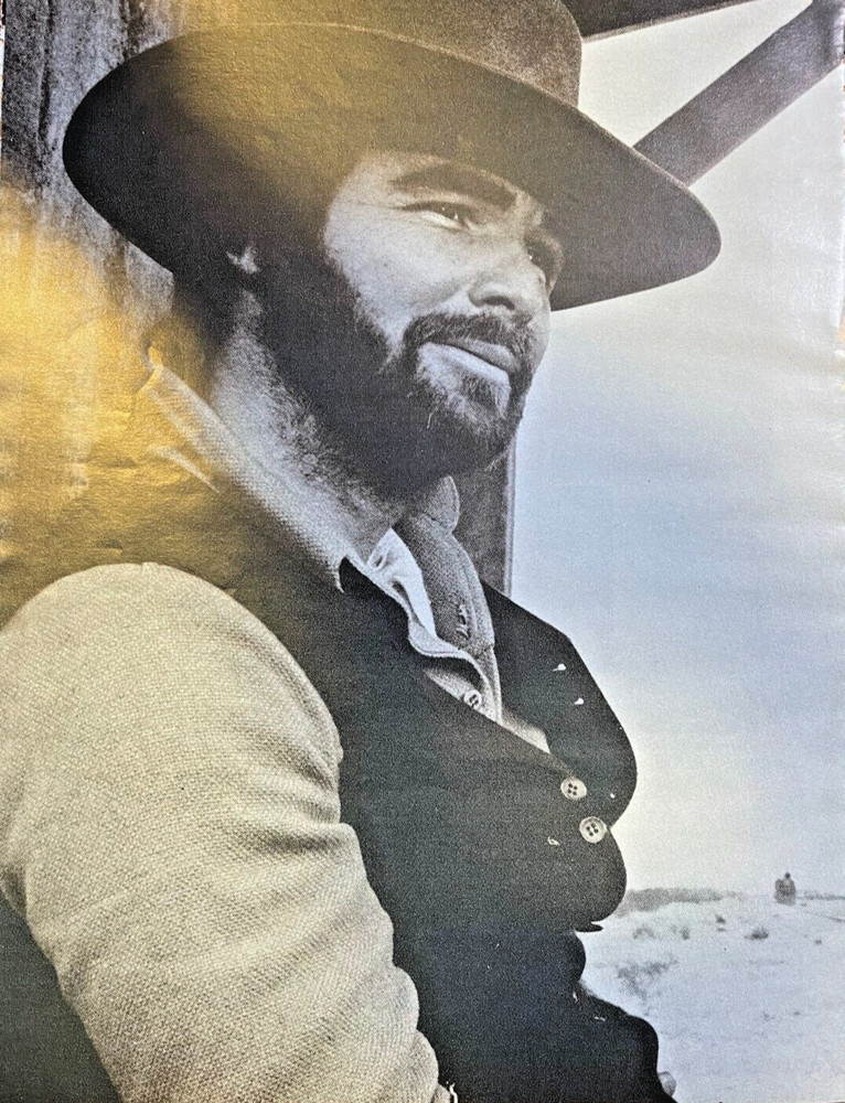 1973 Actor Burt Reynolds illustrated