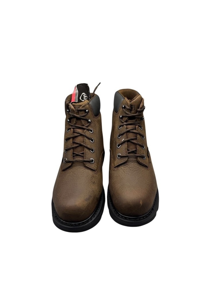Wolverine MCKAY 6 Inch Waterproof Brown Work Boots Size 9 Men
