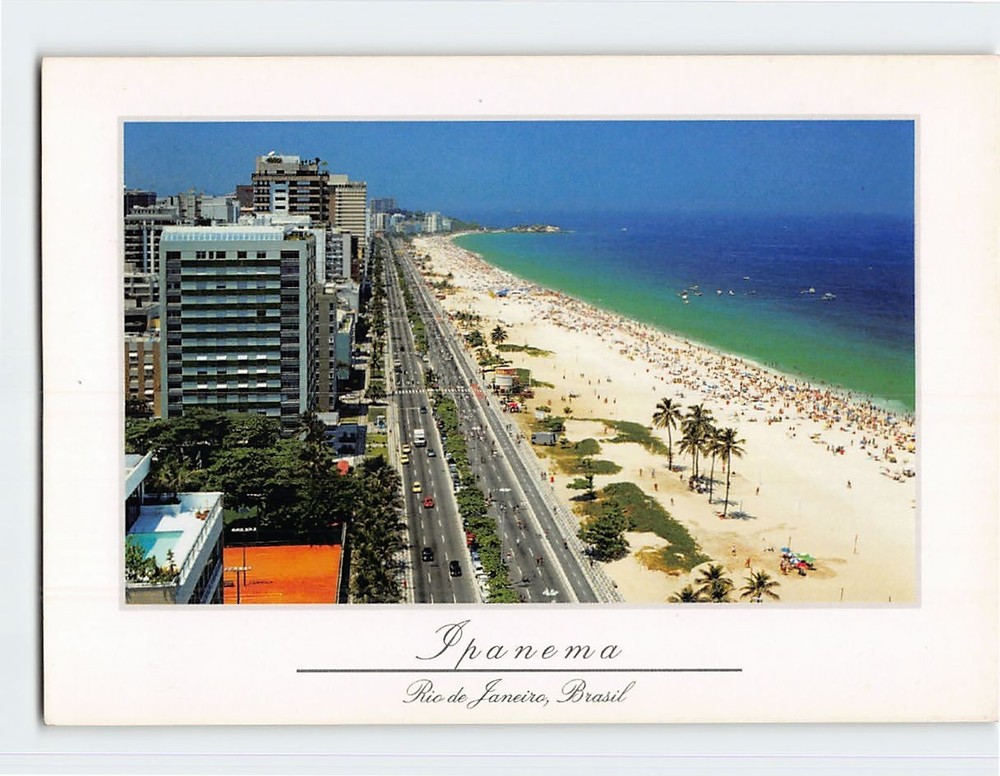 Postcard Ipanema Rio de Janeiro Brazil