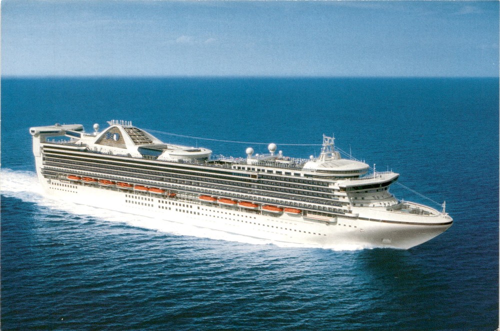 Explore global destinations with Golden Princess by Princess Cruises postcard collection