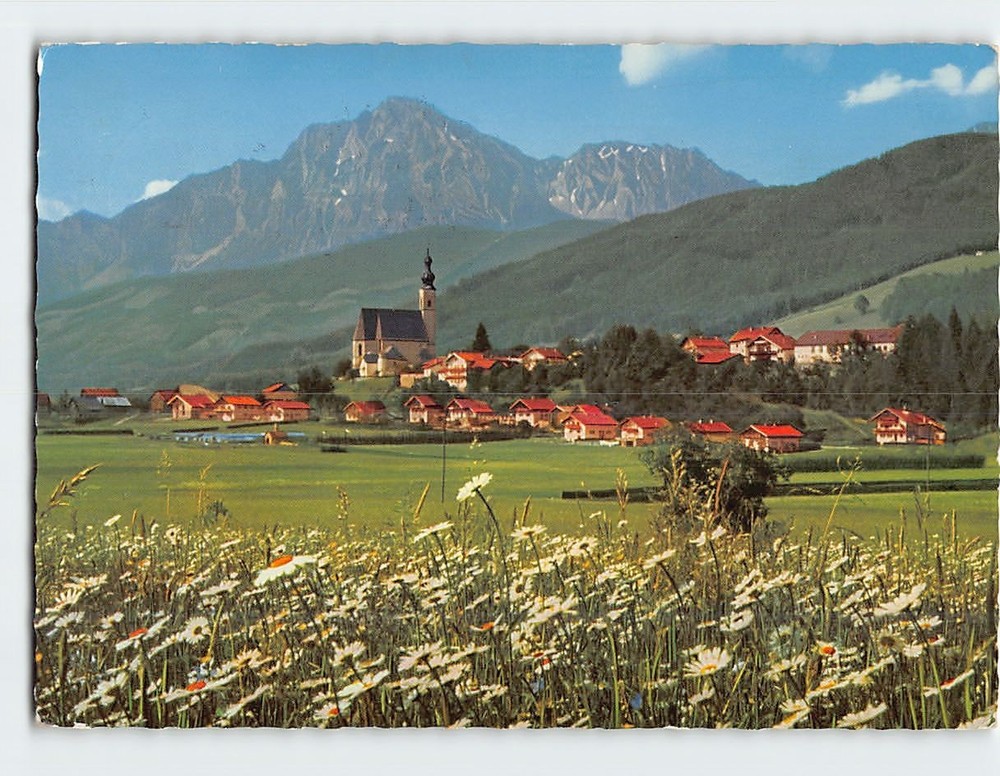 Postcard Panoramic View Anger in Bavaria Germany