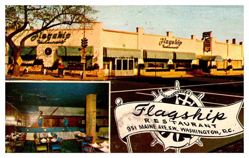 Postcard RESTAURANT SCENE Washington District of Columbia DC AS0954