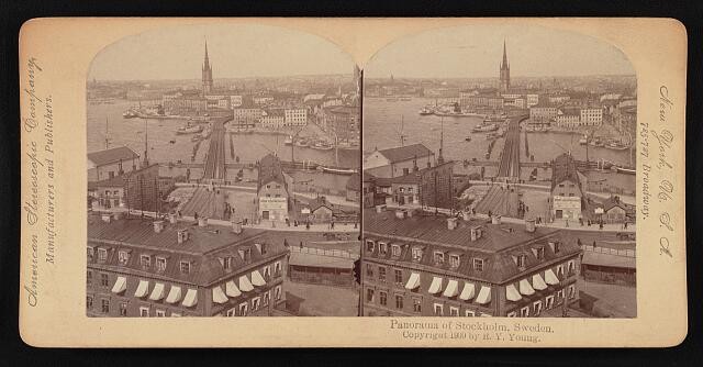 Photo:Panorama of Stockholm, Sweden 1