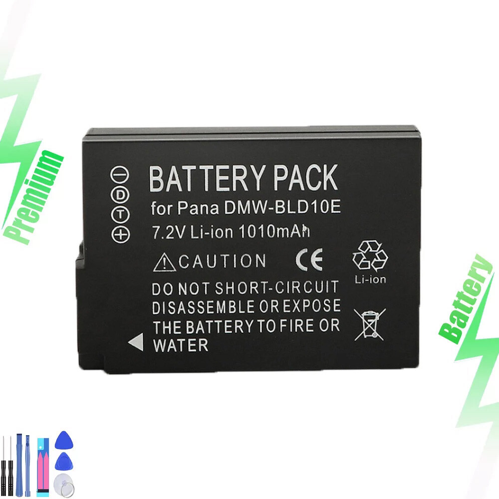 Battery for Panasonic Lumix DMW-BLD10 DMC-G3 DMC-GF2 DMC-GX1