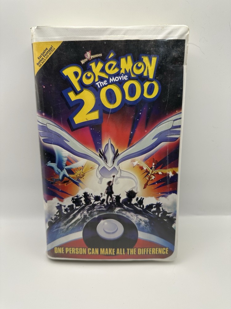 Pokémon the Movie 2000 (VHS, 2000, Clamshell)
