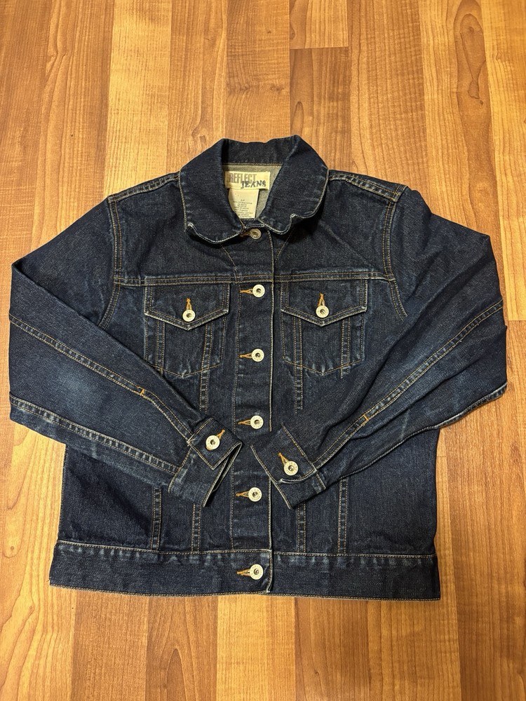 Vintage Y2K Type 3 Reflect Jeans Dark Wash Denim Jacket