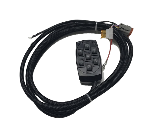 Switch Box 7 Rocker Black Air Ride Suspension  Valves Bags System