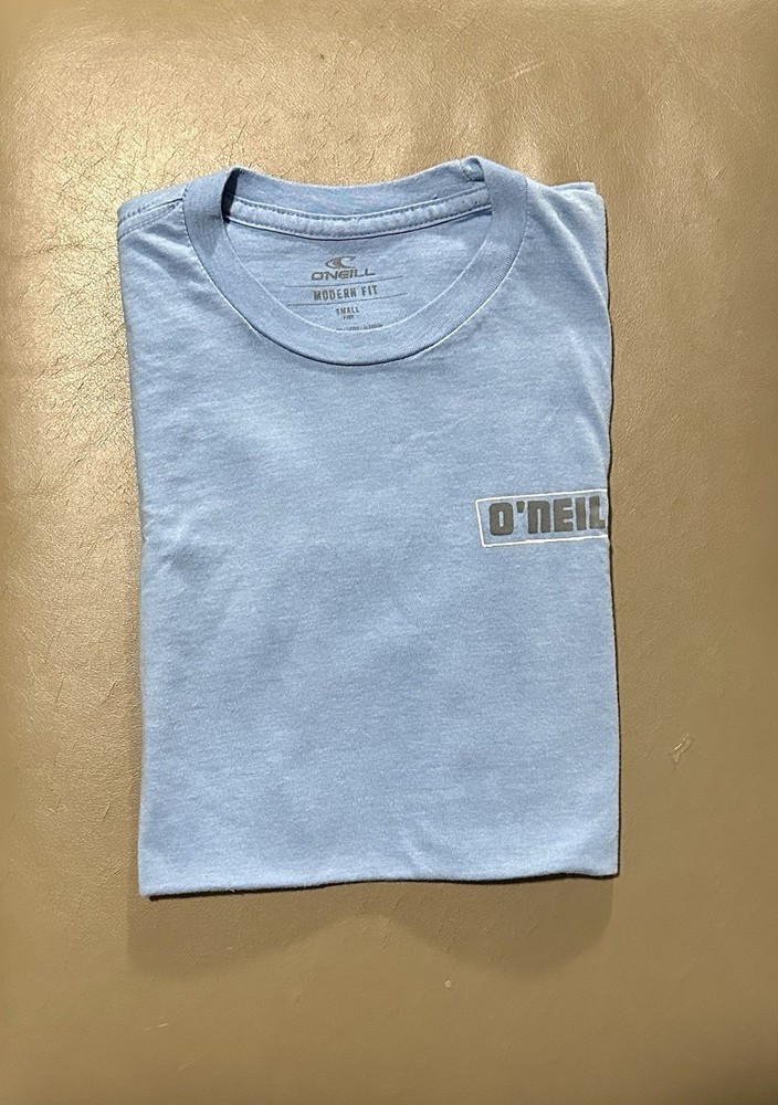 O'Neill Light Blue Short Sleeve Tee Men's Size Small