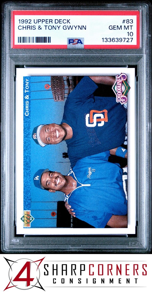 1992 Upper Deck #83 Tony Gwynn Hof Psa 104SC: Leading the industry in consignment services!