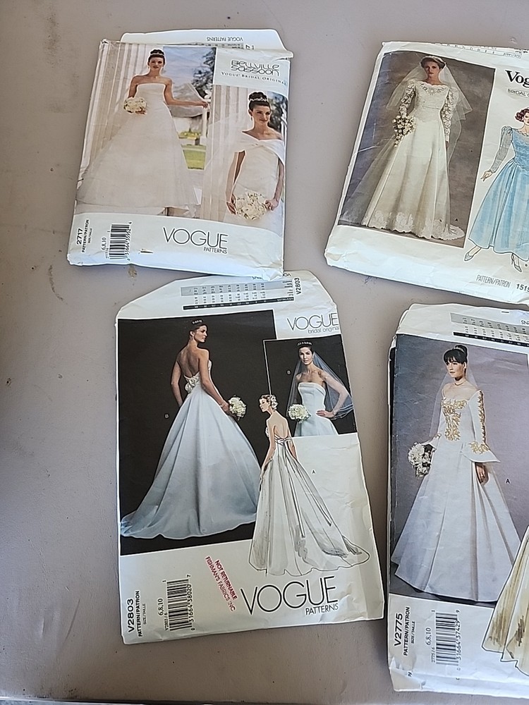 vogue wedding dress patterns