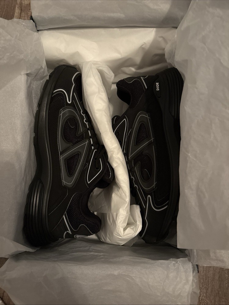 Dior B30 Black Countdown Sneakers Size US 10