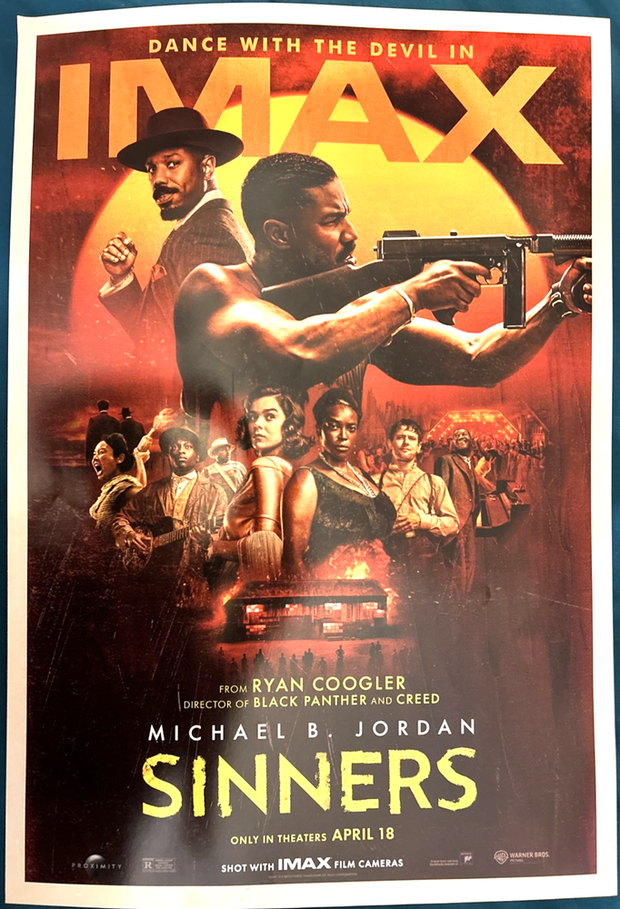 Sinners 2025 IMAX 13x19 Regal Opening Night Event Movie Poster