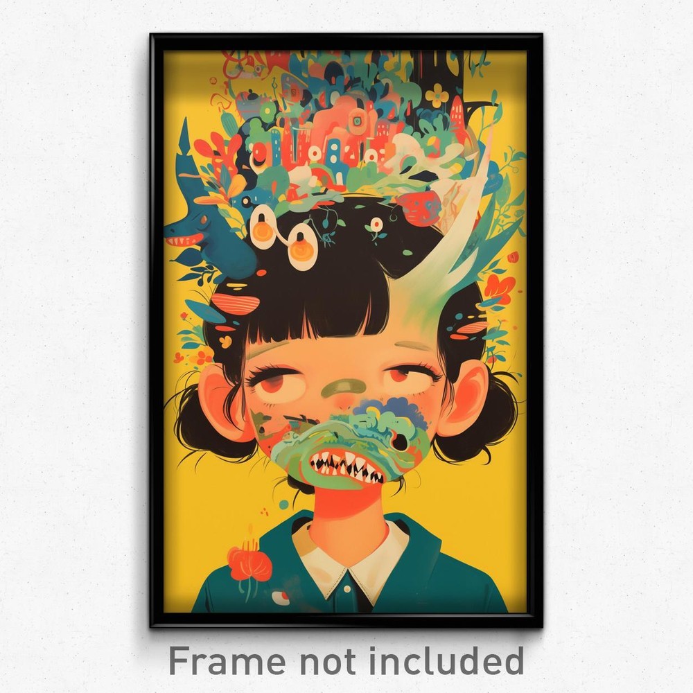 Retro Indonesian Film Poster - Bubbly Vicarge Art Print