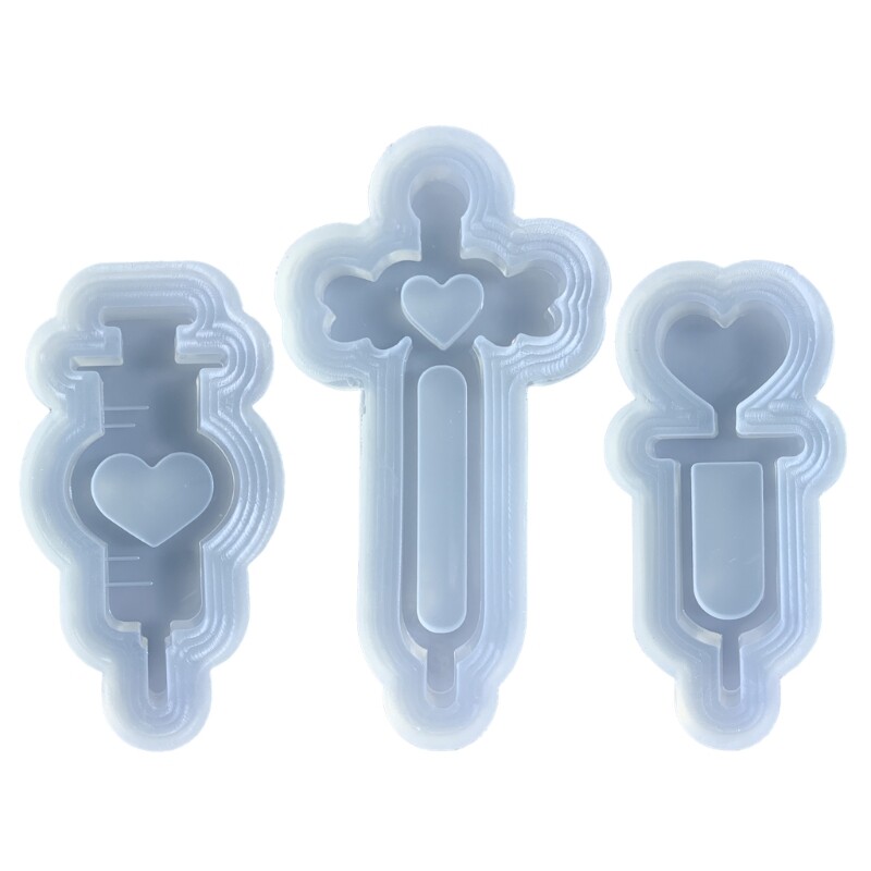 Resin Casting Shaker Mold,Heart Epoxy Silicone Molds,Resin Shaker Mold