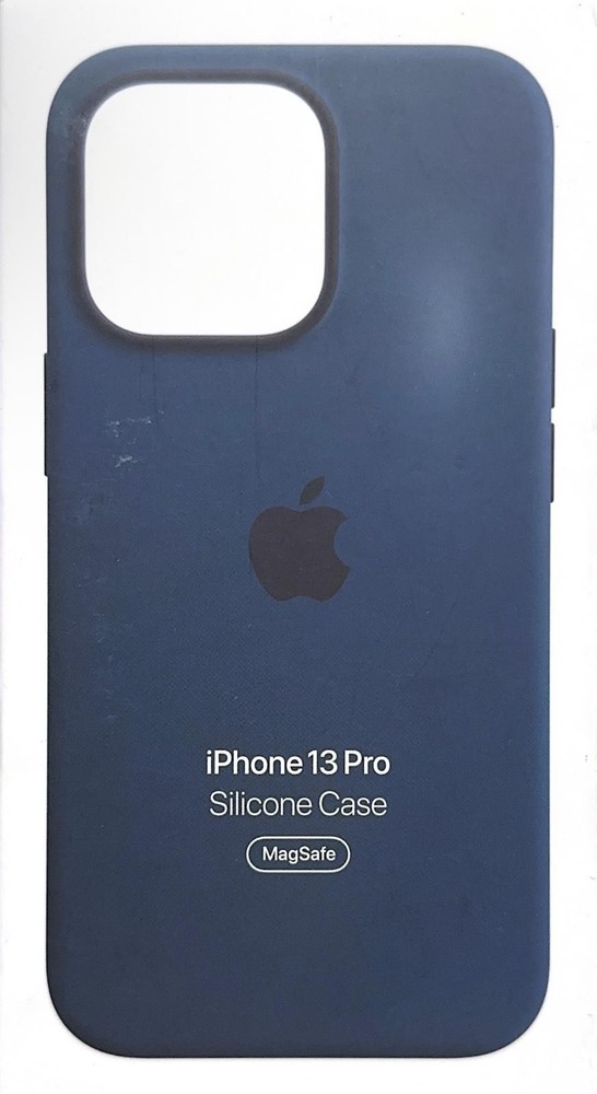 Apple Silicone Case with MagSafe for iPhone 13 Pro - Abyss Blue
