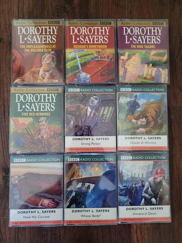 Nine LORD PETER WIMSEY BBC Radio Plays With Ian Carmichael By Dorothy L. Sayers