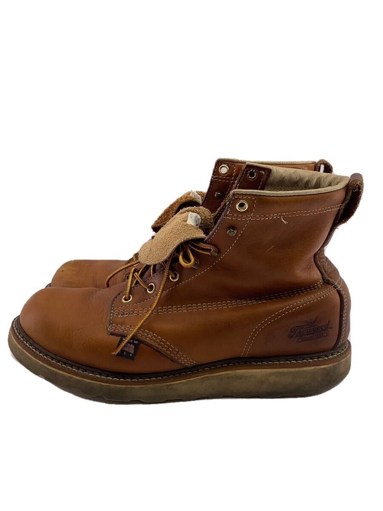 Thorogood Brown Leather Lace-Up Boots 814-4355 1147