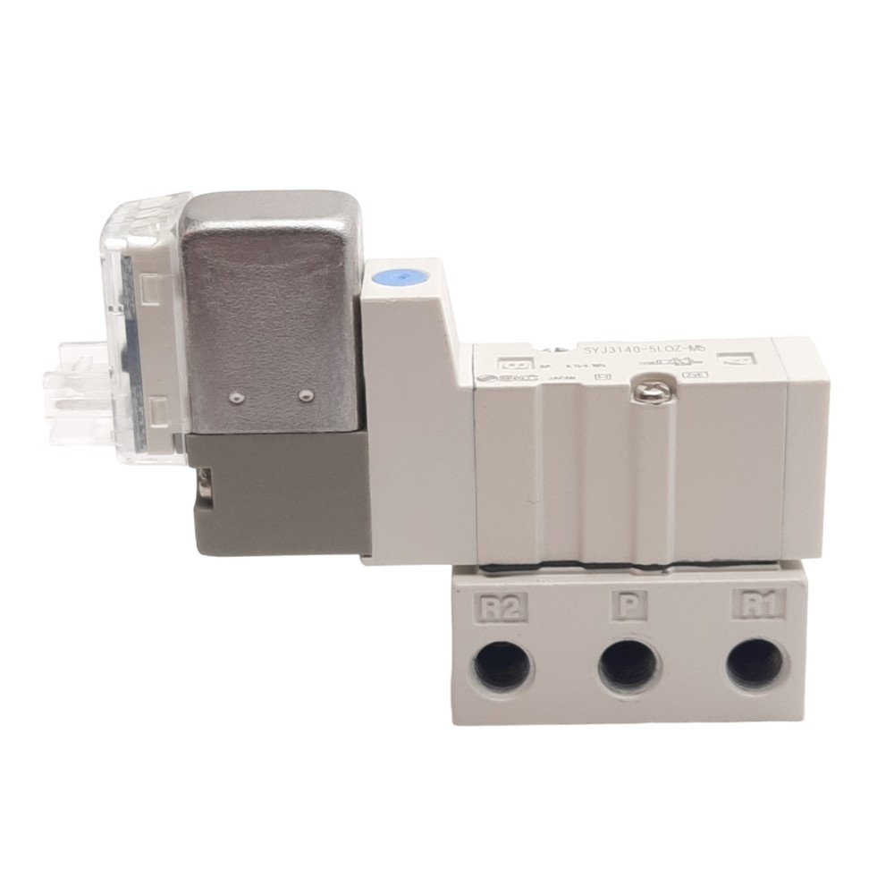 SMC SYJ3140-5LOZ-M5 Solenoid Valve 2-Position Single 0.7MPa, M5 Port, 24VDC Coil