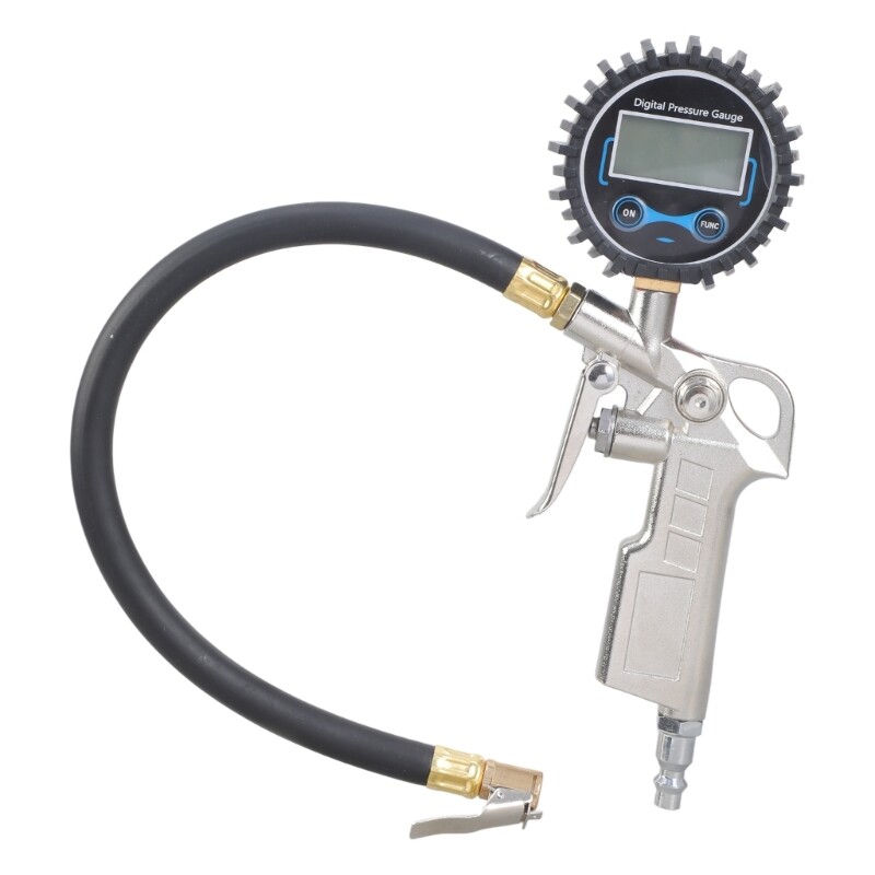 Accurate Electronic Tire Pressure Gauge Inflating Repair Tool Portable Digital-image