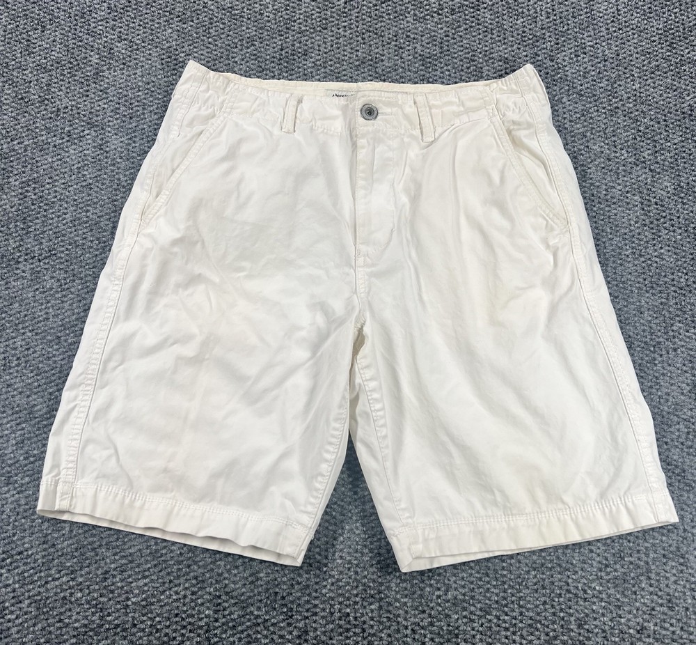 American Eagle Chino Shorts Men 33 Khaki Classic Casual Preppy Y2K