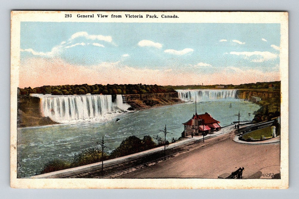 Canada- Niagara Falls Victoria Park Souvenir Old Post Card View Vintage Postcard
