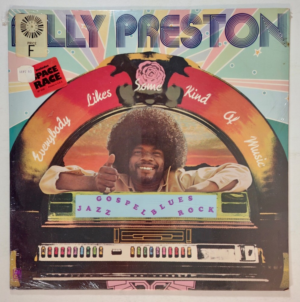 Billy Preston Everybody Likes Some Kind of Music LP SEALED Hype sticker
