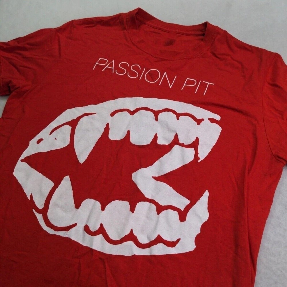 Passion Pit Band Music T-Shirt Classic Red Unisex S-5XL BL1553