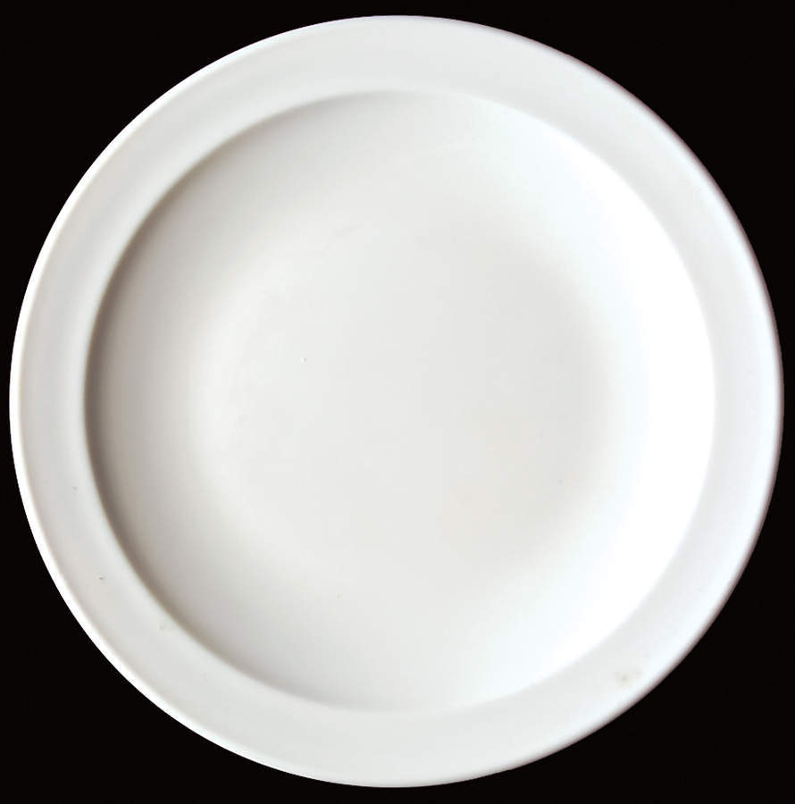 Corning White Narrow Rim  Salad Plate 7375480