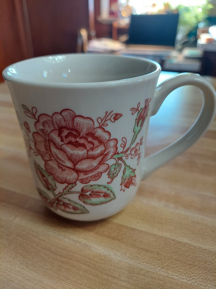 Johnson Brothers Rose Chintz Pink Coffee Mug - Excellent Condition