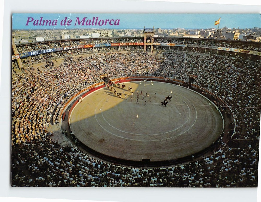 Postcard Plaza de Toros de Palma de Mallorca Spain