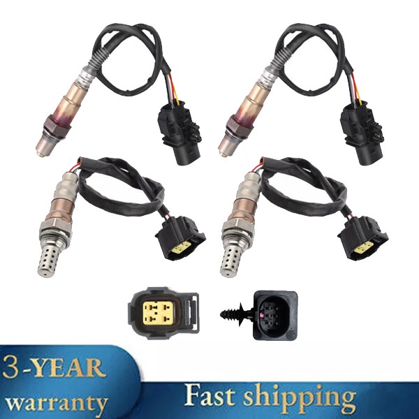 4pcs Oxygen Sensor Up+Down for 2008-2011 Mercedes-Benz C300 3.0L & C350 3.5L RWD