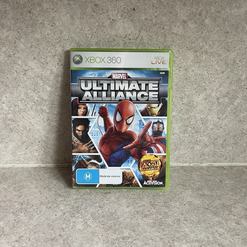 Marvel Ultimate Alliance Microsoft Xbox 360 Complete CIB Tested